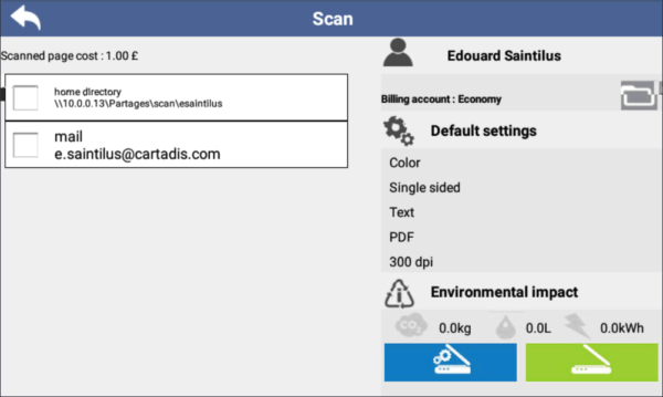 Lexmark embedded terminal 6 • Gespage