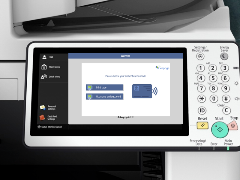 Canon Embedded Terminal 3 • Gespage