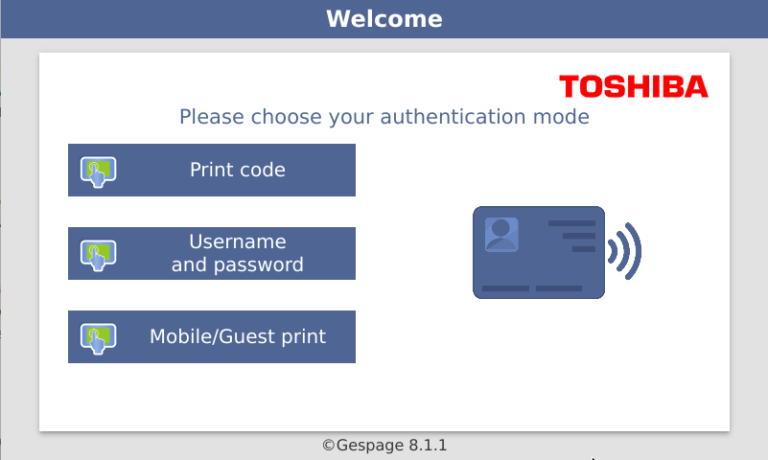 Toshiba Embedded terminal 1 • Gespage